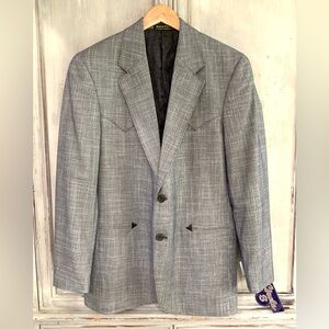 NWT Circle S Carson City Western Style Sport Coat Blazer Sz 40R